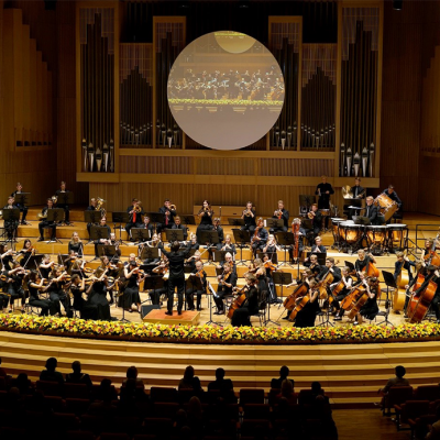 Beim Orchesterkonzert